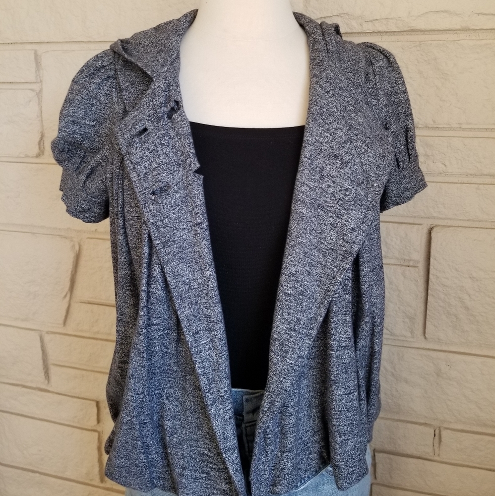 Juicy Couture Grey Short Sleeve Button Blazer